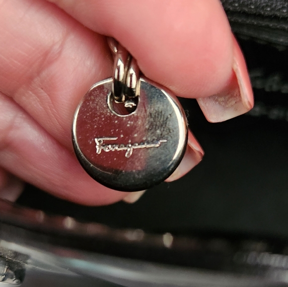 Vintage Salvatore Ferragamo Black Handbag - Picture 3 of 12